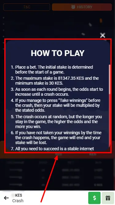 Linebet Aviator Kenya - Rules Page On Cash