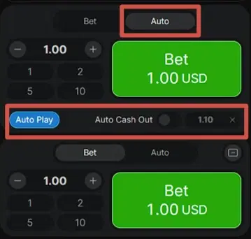 Does auto betting available in Aviator Betwinner?